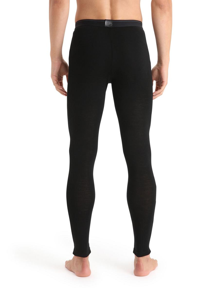 Base Layers Icebreaker Merino 175 Everyday Thermal Leggings Homme Noir | FR 1401LISH